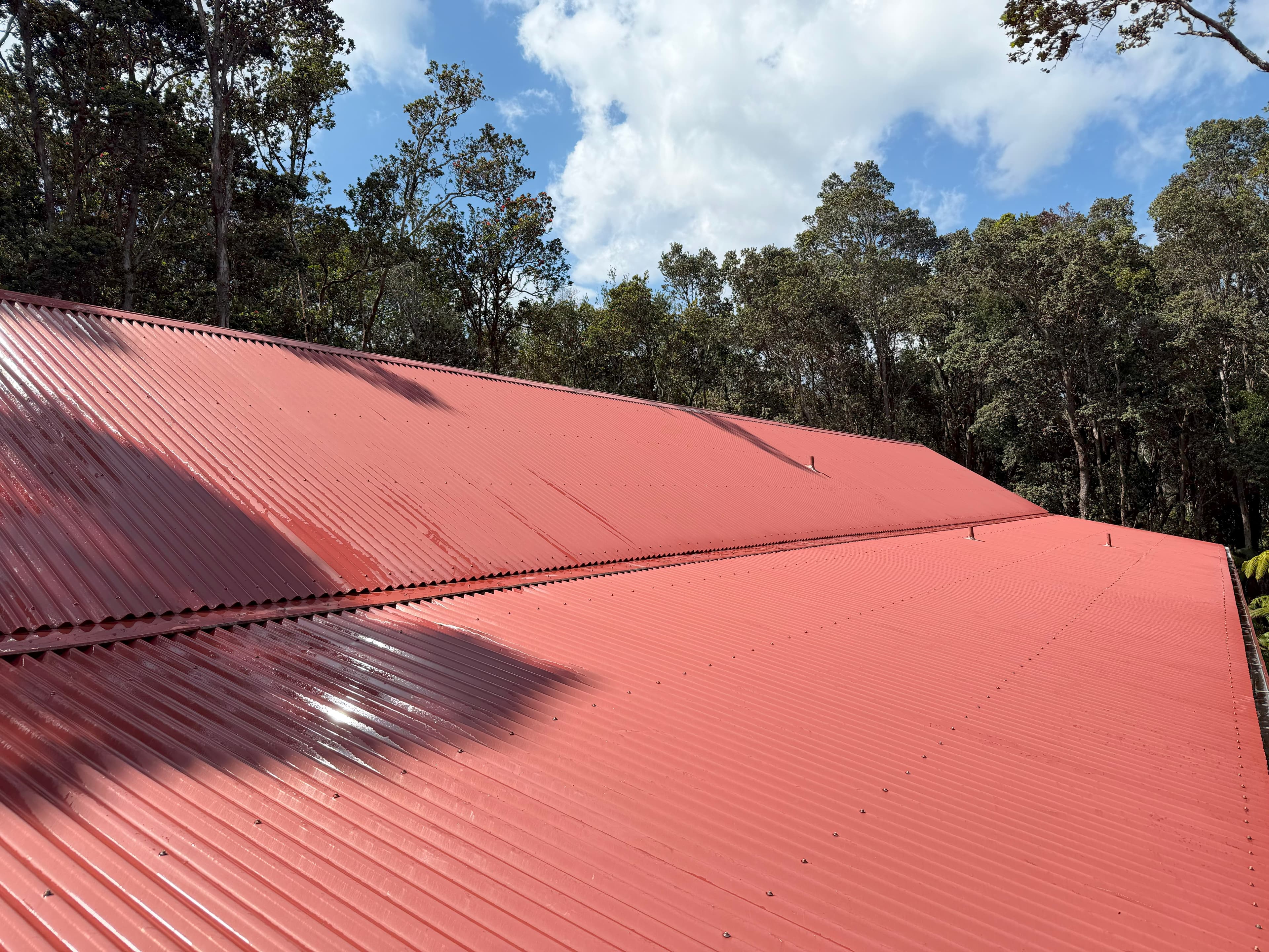 Roof soft washing service in Captain Cook Big Island Hawaii